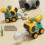 Construction Vehicle Toy Set Friction-Powered 4-Pack 8