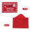Santa Claus Candy Bag Red Christmas Storage Envelope 10 pcs 3