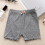 Girls Solid Color Boyshort Underwear with Lace Trim 2