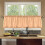 Light Orange Cafe Curtains Rod Pocket Tier Set 2 Panels 7