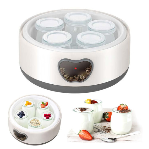 Yogurt Maker Stainless Steel 1.2L with Temp and Time Control 1