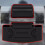 Motorcycle Passenger Back Pad 45L Tail Box Accessory Top Case Passenger Backrest 3