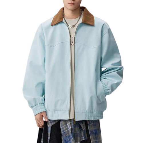 Men's Light Blue Casual Outdoor Jacket Size M 1