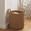 Wicker Laundry Basket with Handles Boho Style Large 4