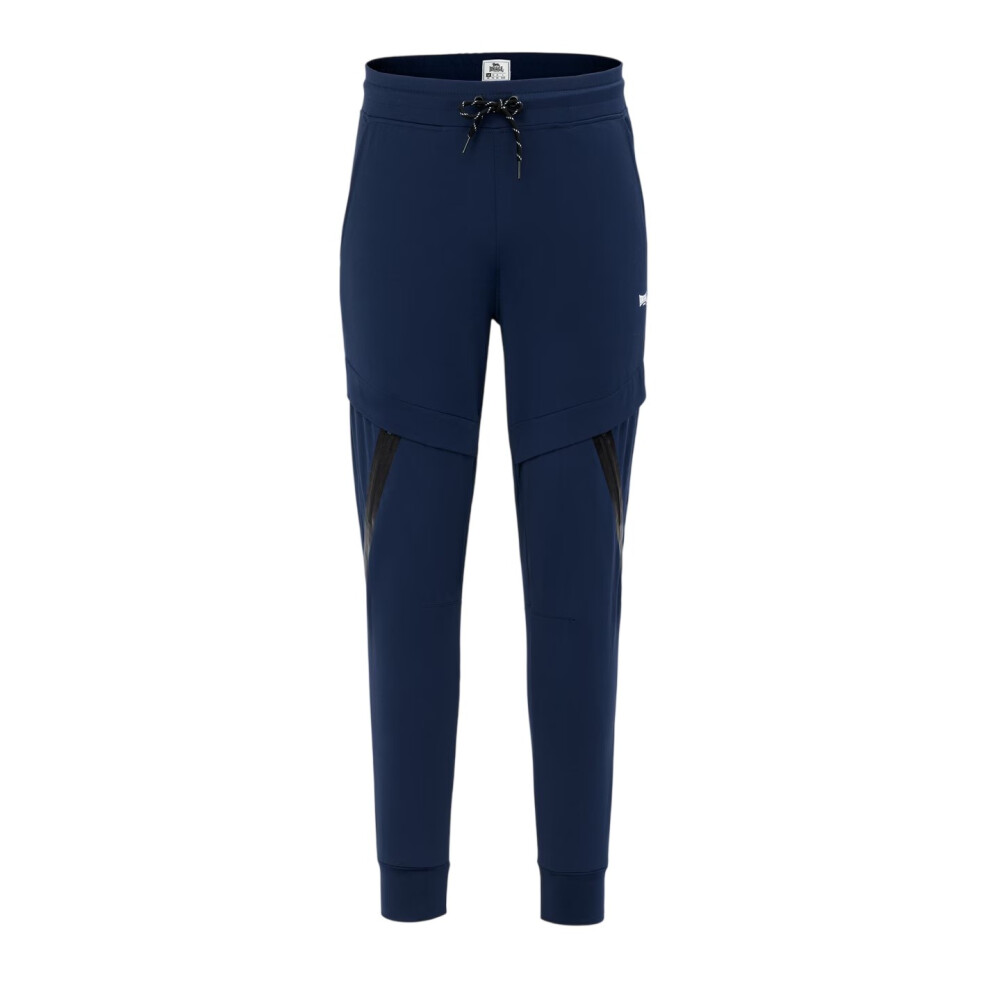 Lonsdale (S R, Navy) Mens Tapered Jogging Bottoms