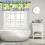 Yellow Lemon Valance Blue Tiles Vintage Rustic Cafe Window 5