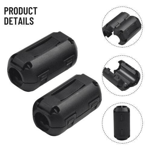 Ferrite Core Noise Suppression Clip Set 5 pcs 3.5-13 mm 2