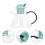 1Pcs Green Glass Storage Pot Practical Glass Tea Pot for Housewarming present Cold Brew Coffee Container 7