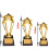 Golden Trophy with Plastic Base 23.5 cm 3
