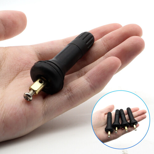 Wheel TPMS Sensor Rubber Valve Stem 4 pcs 2