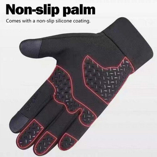 Men's Winter Cycling Gloves Touch Screen Windproof 1