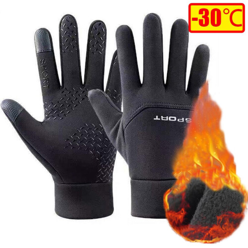 Men's Winter Cycling Gloves Touch Screen Windproof 2