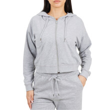 (10 UK, Grey Marl) Brave Soul Womens/Ladies Full Zip Hoodie