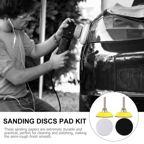 Polish Sander Pad Hook and Loop 4 Pcs 1