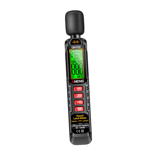 Digital Sound Level Meter with Backlit LCD and Hold Function 2