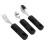 Parkinson's Adaptive Utensils Stainless Steel 3-Piece Set 6