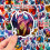 Fire Dragon Stickers Pack of 50 2