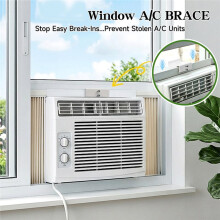 Window AC Bracket with Security Lock,No Drill Air Conditioner Support Bracket for Window,AC Window Support