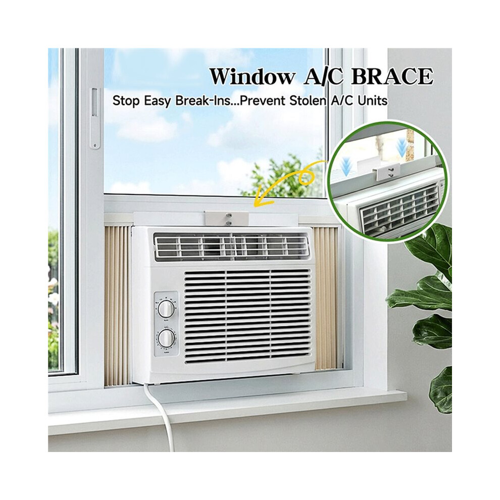 Window Ac Bracket With Security Lock,No Drill Air Conditioner Support Bracket For Window,Ac Window Support 6033807343838