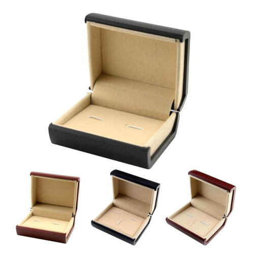 Cufflink Storage Box Black 1 Piece 2