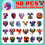 Fire Dragon Stickers Pack of 50 4