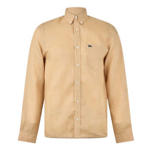 Lacoste Mens Logo Linen Shirt
