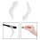 Anti-Slip Eyeglass Ear Hooks Silicone Transparent 2 pcs 7