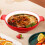 Cereal Bowl Red Plastic 1Set 10.41X8.45X2.55in 6