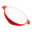 Cereal Bowl Red Plastic 1Set 10.41X8.45X2.55in 7