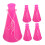 Plastic Party Megaphone Cheerful Events 5 Pieces 5