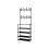 Free Standing Shoe Rack Metal 8 Double Hooks 2