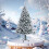 7ft flocked artificial Christmas tree snow-covered 6