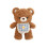 Peluche Ours Bleu avec Écharpe, Pattes Lestées de 25 cm 2