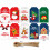 Christmas Gift Tags with Ribbons 50 pcs 10 styles 7