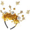 Women's Golden Tinsel Headbands Firework Design 6