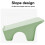 Shoe Organizer 2-Tier Compact Green Non-Slip Rack 5