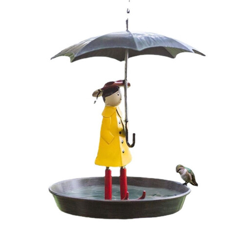 Metal Hanging Bird Feeder Tray for Outdoors 1pc 1