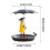 Metal Hanging Bird Feeder Tray for Outdoors 1pc 3