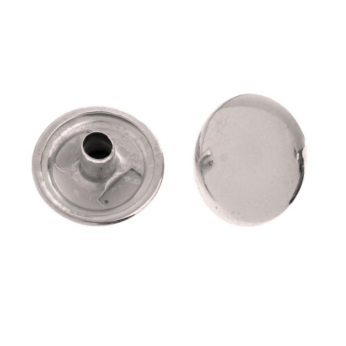 Metal Snap Fasteners Press Stud Buttons Set 30 pcs 15mm 2