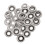 Metal Snap Fasteners Press Stud Buttons Set 30 pcs 15mm 7