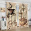 Coffee Theme Kitchen Curtains Rustic Design 2 Panels 42x54 4