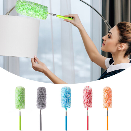 Extendable Feather Duster Blue Microfiber 13-31 Inch 2