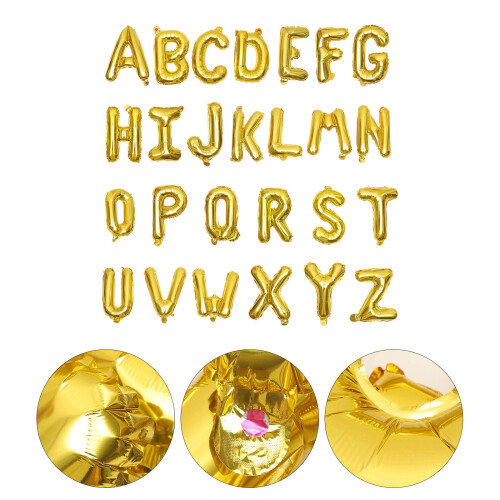 Tacar Balún Aibítir Scragall 16 Orlach, Balúin Ainm, Leanbh, 26 phíosa Órga 2