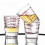 Graduated Glass Measuring Cup with Coffee Scale 3 Sizes 2