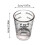 Graduated Glass Measuring Cup with Coffee Scale 3 Sizes 3