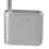 Fingerprint Padlock Smart Keyless Lock Silver 3.15x4.72in 5