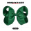 Hair Bows with Alligator Clips Black 2 pcs 2