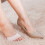 Women's White Cotton Toe Socks 4 Pair Breathable 6