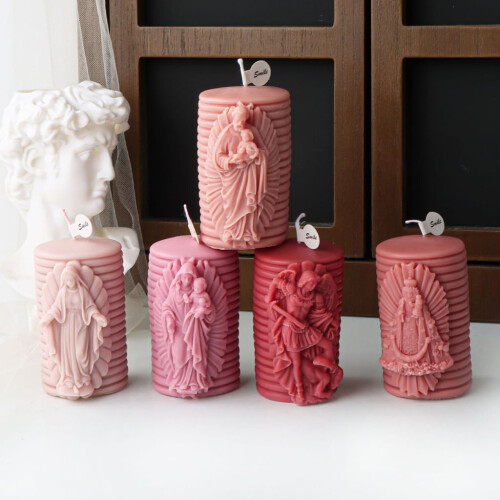 Religious Silicone Mold for Clay or Candle Making, 1 Piece 2