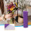 Purple Jacquard Net Mesh Wrapping Paper Roll 11.02 x 179.92 3